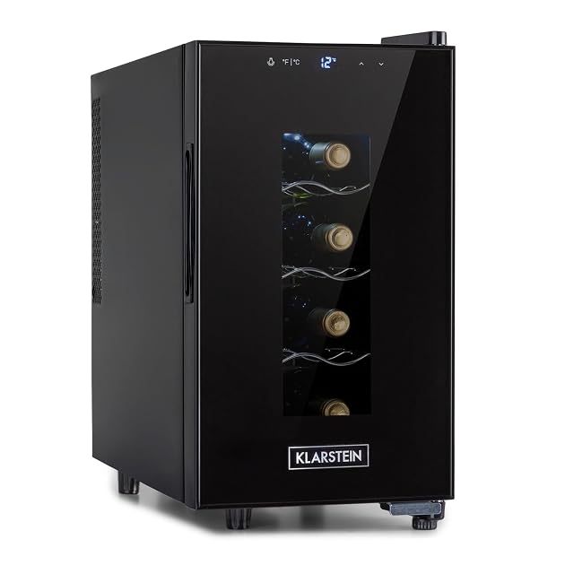 Vinoteca Klarstein Bellevin de 8 botellas con puerta de cristal